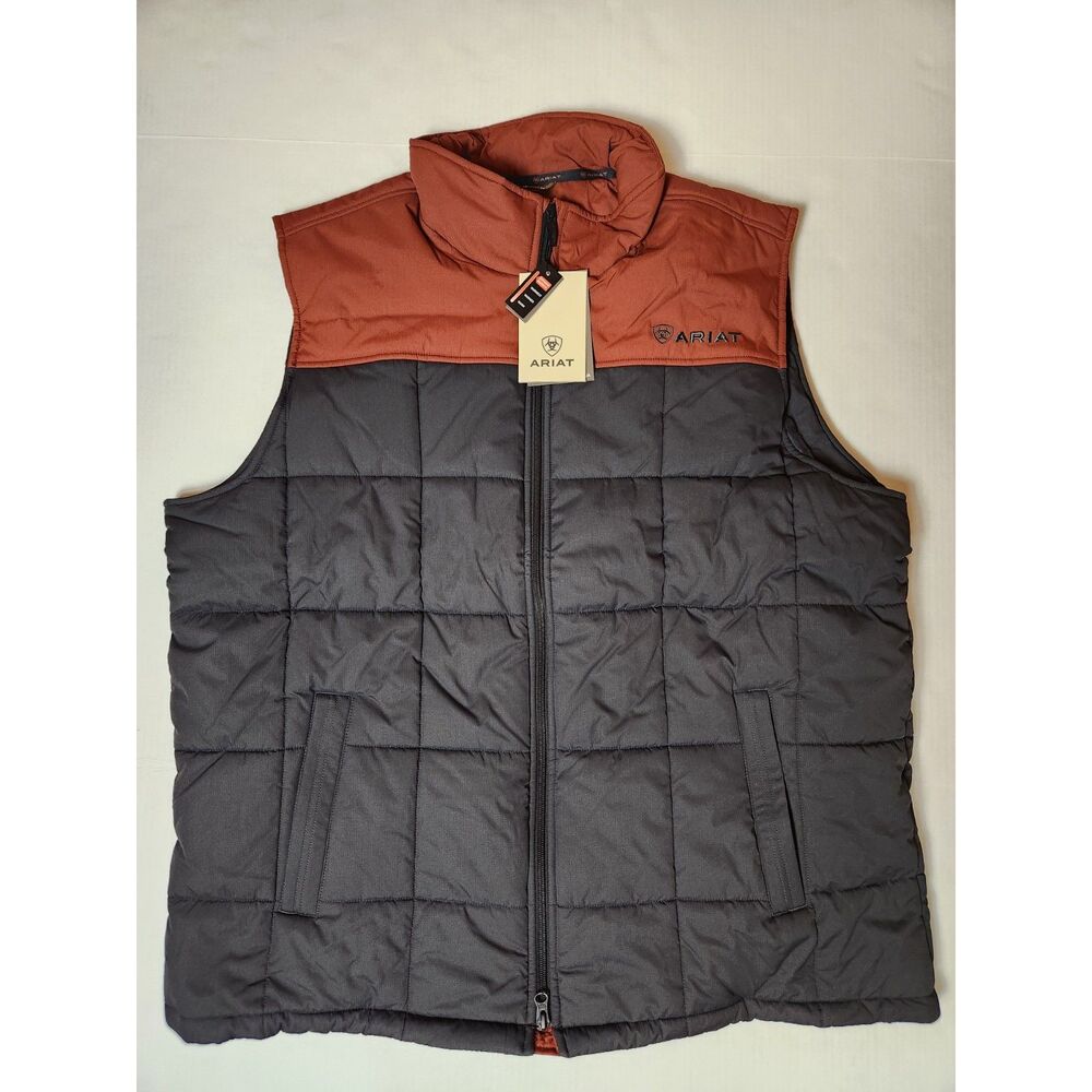 Ariat Crius Insulated Vest XXL Tall Smoked Paprika Phantom 2XLT 2XL Tall